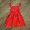 Size 6/8 Red Satin Costume Dress EUC - Image 2