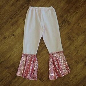 Size 11/12 Spotlight Pink Bell Bottom Costume Pants EUC