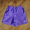 Size 3/4 Elasticated Velour Shorts with Star-Burst Pattern EUC - Image 2