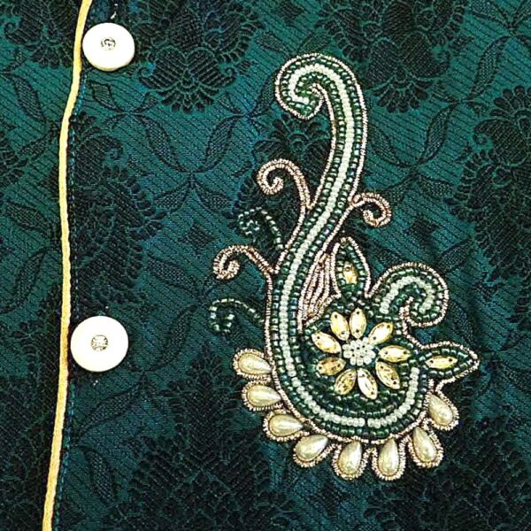 Size 8 Traditionally-Styled Chinese Tang Suit Jacket by Bapi EUC - Image 4