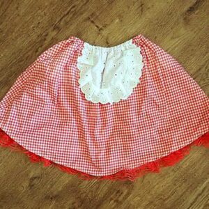 Size 8/10 Spotlight 'Little Red Riding Hood' Skirt NWOT