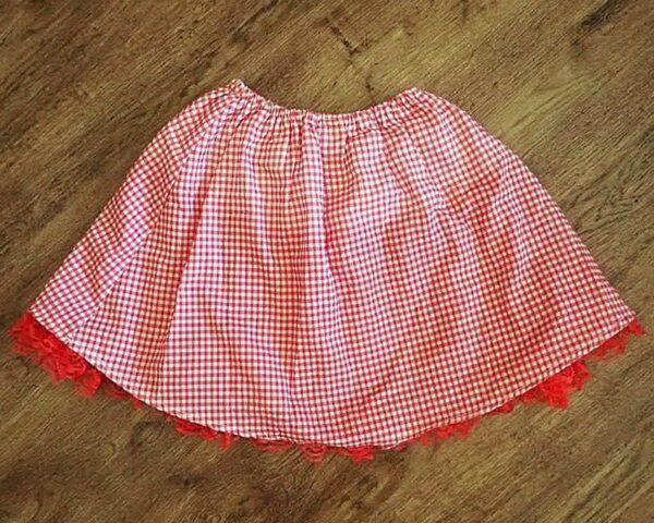 Size 8/10 Spotlight 'Little Red Riding Hood' Skirt NWOT - Image 3