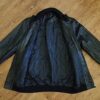 Size 11/12 Vera Pelle Black Leather Lumbar Jacket NOS - Image 2
