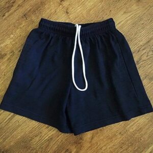 Size 6 Beleza Elasticated Dark Navy School Shorts EUC