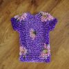 Size 3/10 Purple Smocked Floral Top EUC - Image 2