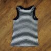 Size 3 Target Navy & White Striped Tank Top EUC - Image 2