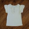Size 3 Target White Frilled-Bib Tee IUC