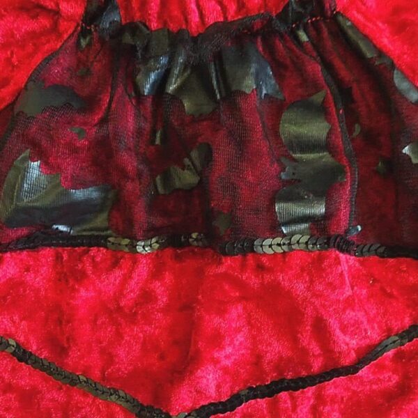Size 4/6 Halloween Black & Red Costume Dress EUC - Image 4