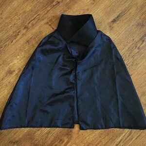 Size 4/8 Halloween Black Costume Cape EUC