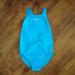 Size 5 Speedo One-Piece Flyback Swimsuit EUC