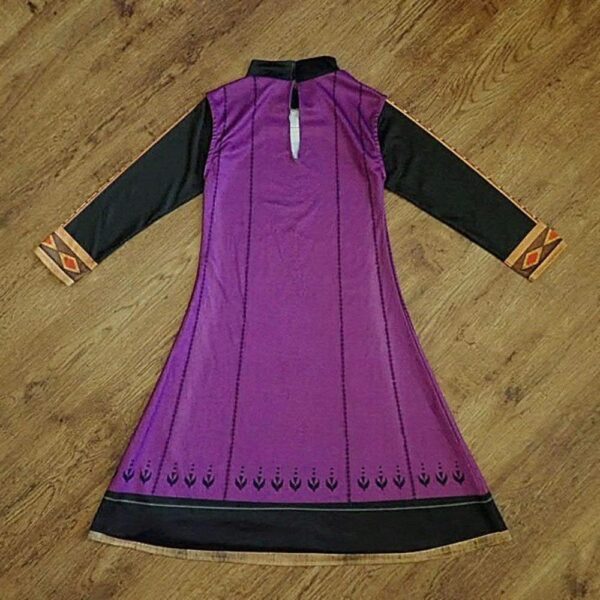 Size 6/8 Frozen II Anna's One-Piece Travelling Costume EUC - Image 2