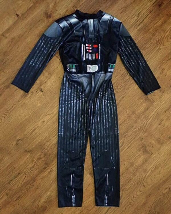 Size 6/8 Star Wars Darth Vader Costume Suit EUC - Image 2