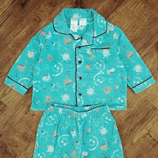 Size 1 Tiny Little Wonders Flannelette Pyjamas GUC
