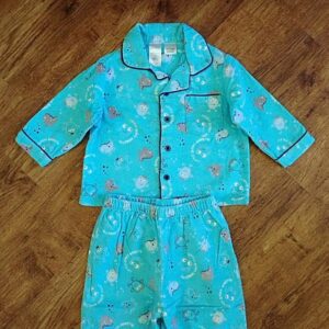 Size 1 Tiny Little Wonders Flannelette Pyjamas GUC
