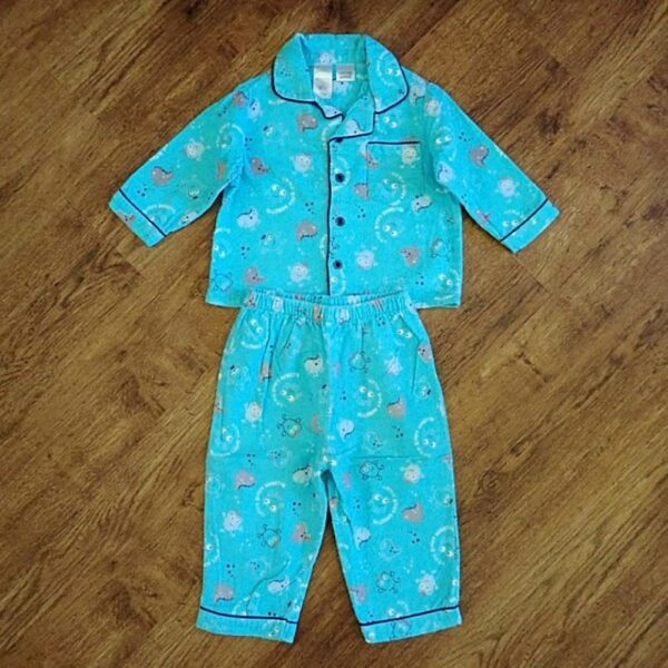 Size 1 Tiny Little Wonders Flannelette Pyjamas GUC - Image 2