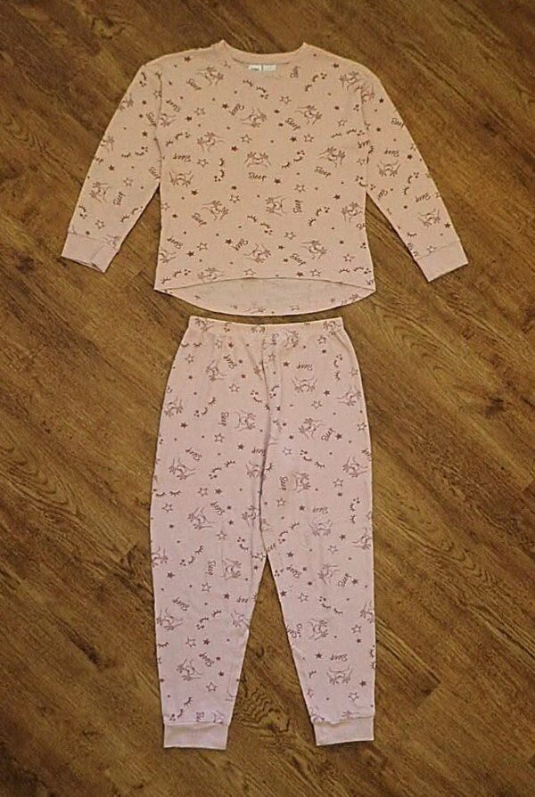 Size 10 Anko Long Sleeve Toffee Coloured Patterned Pyjamas EUC - Image 2
