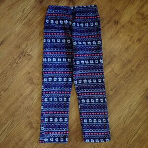 Size 10 Emerson Junior Coral Fleece Pyjama Pants EUC