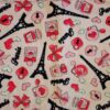 Size 10 Neon 'Paris' Flannelette Sleep Jacket GUC - Image 3