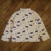 Size 12 Kids & Co 'Horses' Flannelette Sleep Jacket EUC - Image 2