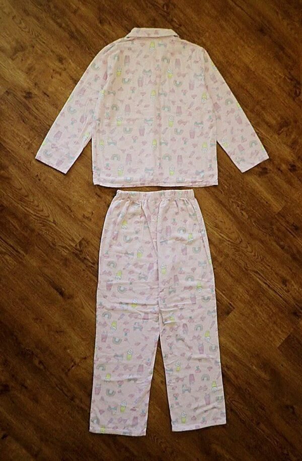 Size 14 Brilliant Basics Pink Flannelette Pyjamas GUC - Image 3