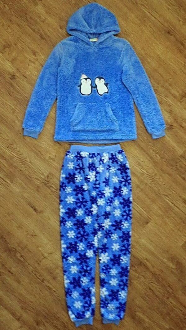 Size 14 Lily & Dan Polar Fleece 'Penguins' Pyjamas EUC - Image 2