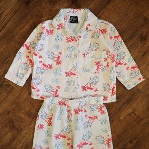Size 2 Jarmeez Floral Flannelette Pyjamas GUC