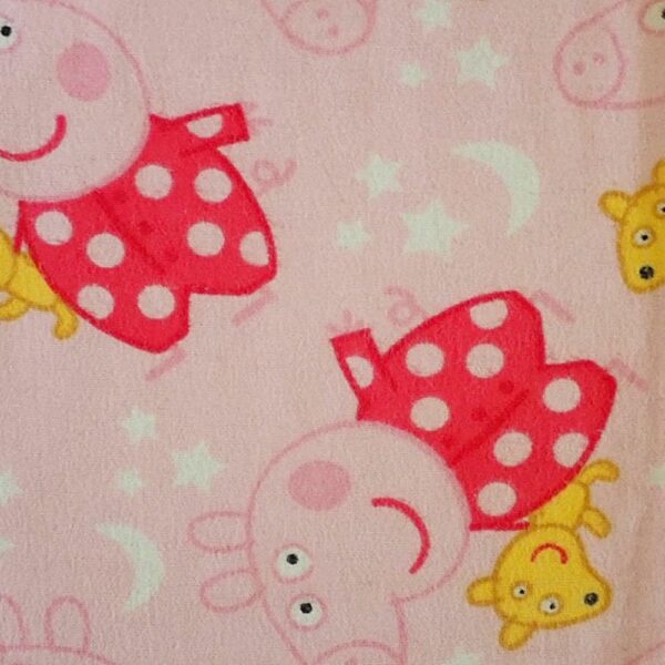 Size 2 Peppa Pig Pink Flannelette Pyjama Pants EUC - Image 3