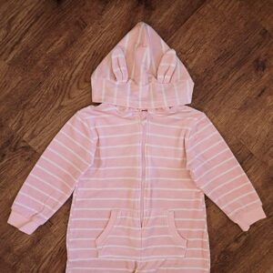 Size 3 Anko Sleep Coral Fleece Hooded Sleepsuit NWOT