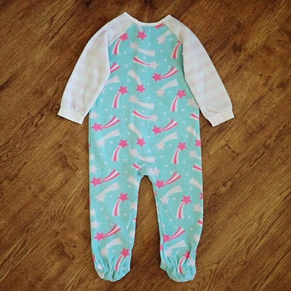 Size 3 Baby Berry 'Make a Wish' Polar Fleece Sleepsuit EUC - Image 3