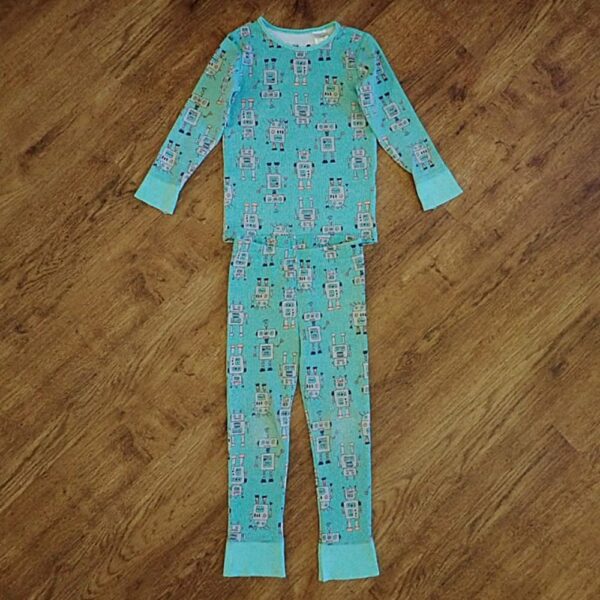Size 4 Cotton On Kids 'Robot' Long Sleeve Pyjamas GUC - Image 2