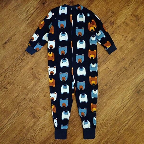 Size 4 Tilt 'Bear' Polar Fleece Sleepsuit EUC - Image 3