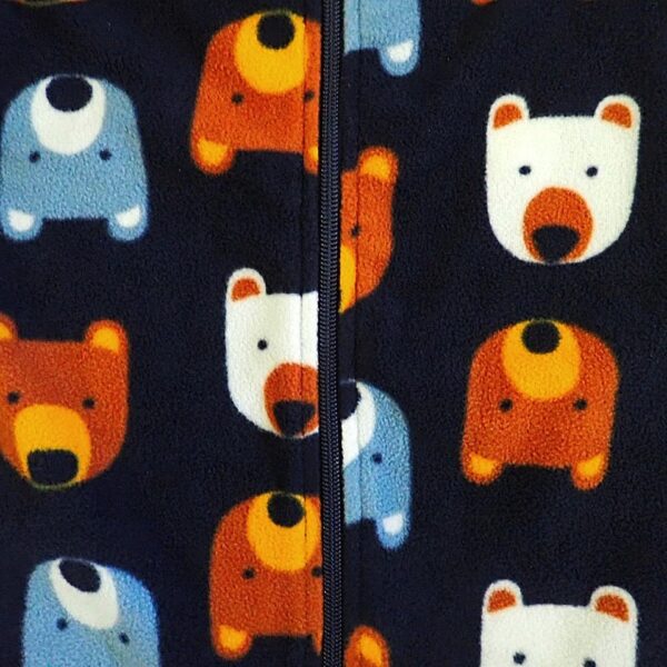 Size 4 Tilt 'Bear' Polar Fleece Sleepsuit EUC - Image 4