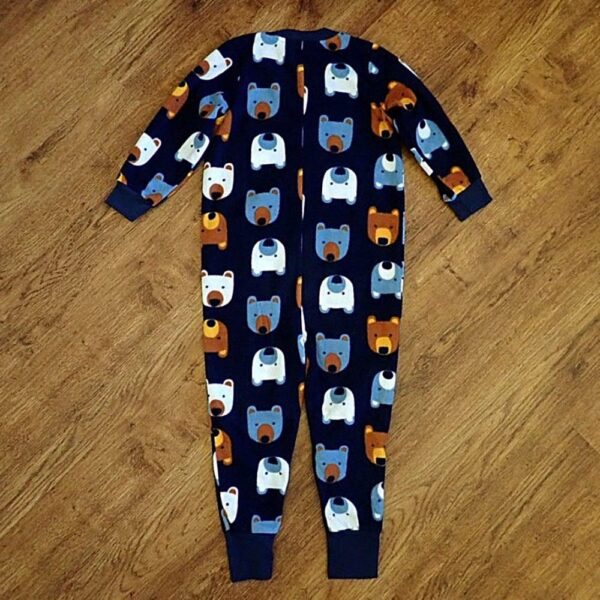 Size 4 Tilt 'Bear' Polar Fleece Sleepsuit EUC - Image 3