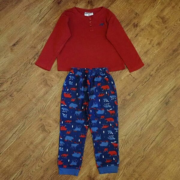 Size 5 Anko 'Wild Animals' Pyjama Set EUC - Image 2