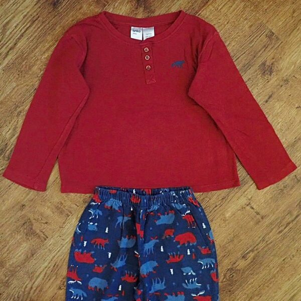 Size 5 Anko 'Wild Animals' Pyjama Set EUC