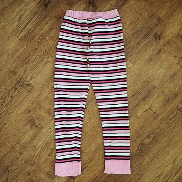 Size 7 Hello Kitty Pink Striped Pyjama Pants EUC - Image 2