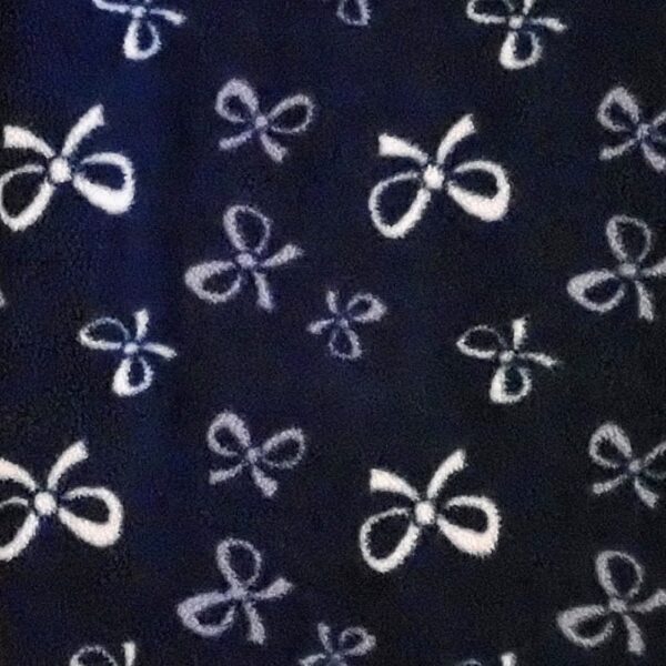 Size 8 All Sorts 'Bows' Navy Pyjama Pants EUC - Image 3