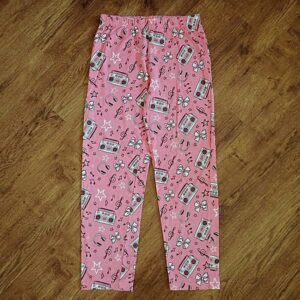 Size 8 Pink Cotton Sleep Pants by Jo Jo Bow EUC