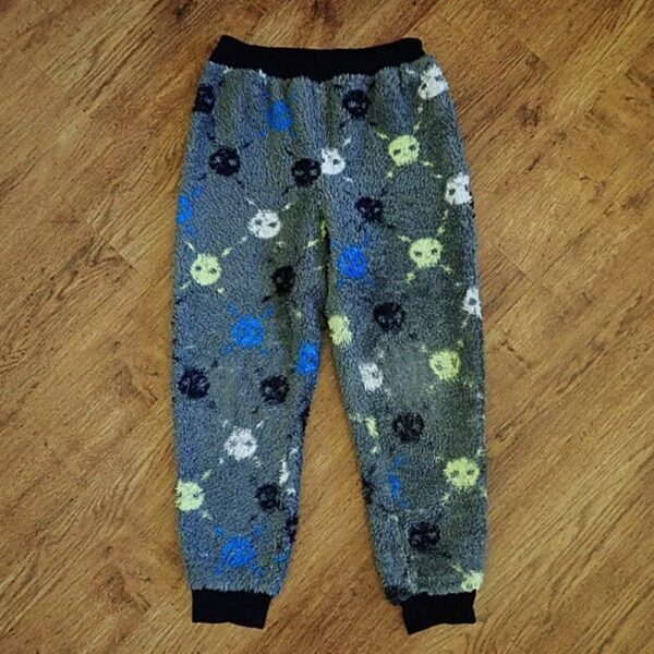 Size 8 Tilt Polar Fleece 'Skull & Crossbones' Pyjama Pants GUC