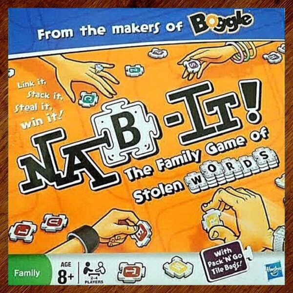 Hasbro: Nab-It! - The Family Game of Stolen Words EUC