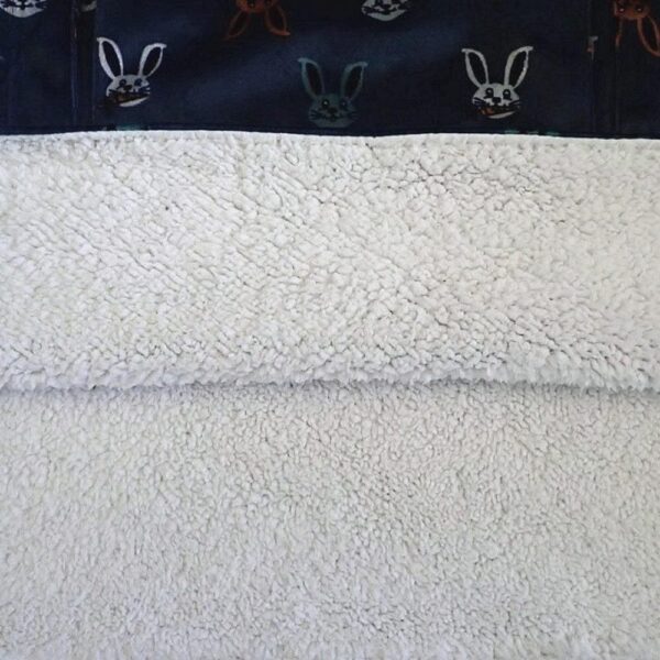 Size 4/8 Anko Fully-Lined Blue Hooded Blanket Oodie NOS - Image 4