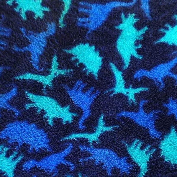 Size 6 Neon 'Dinosaur' Hooded Dressing Gown EUC - Image 3