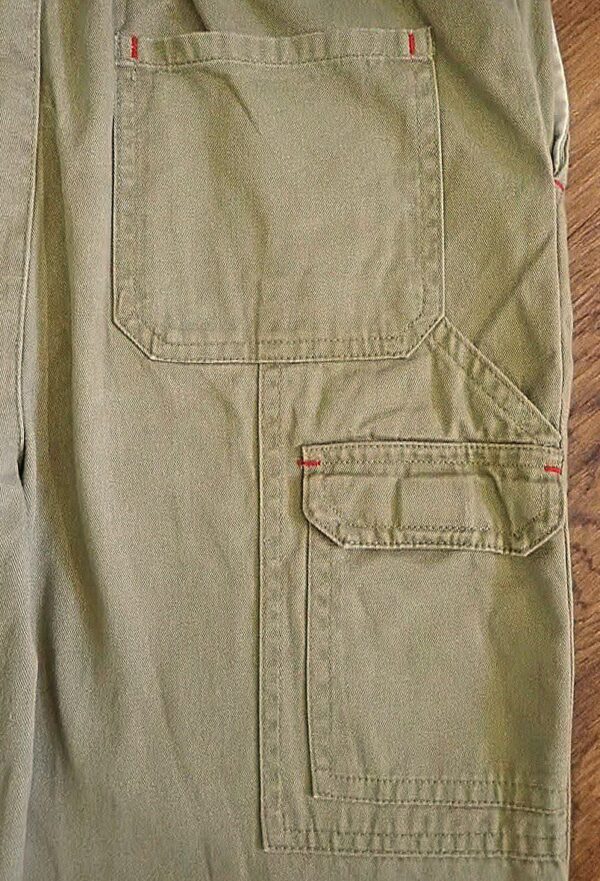Size 10 Workcraft Bib & Brace Khaki Overalls EUC - Image 5