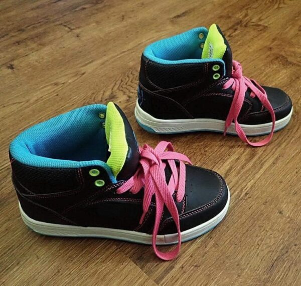 EU37 / UK4 / 23cm Sidewalk Sports Funky High Top Boots EUC - Image 2