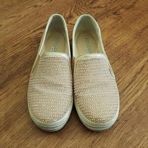 EU37 / UK4 / 24cm Skechers Slip-On Casual Shoes EUC
