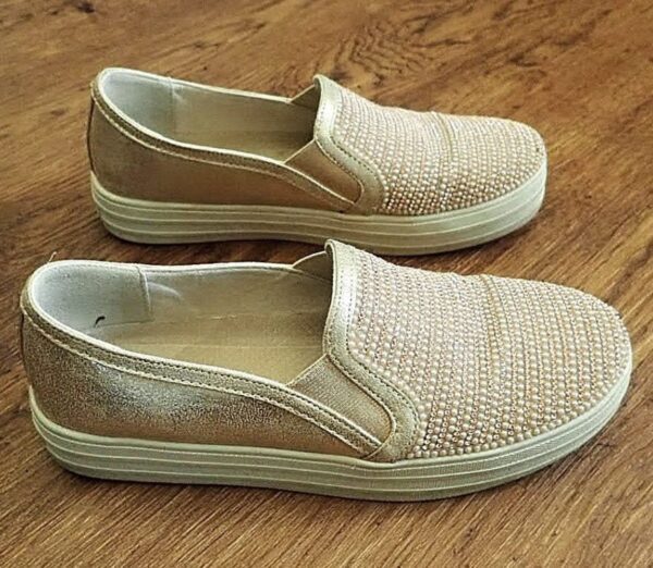 EU37 / UK4 / 24cm Skechers Slip-On Casual Shoes EUC - Image 2