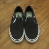 EU44.5 / UK10 / 29cm Vans Black Slip-On Casuals EUC