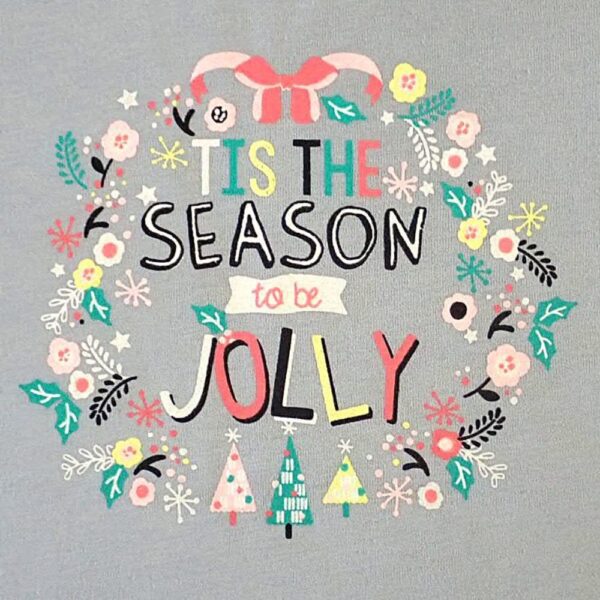 Size 12 Emerson Junior 'Tis The Season' Short Sleeve Nightie GUC - Image 3