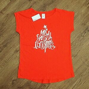 Size 16 Target Merry Christmas Red Tee NWT