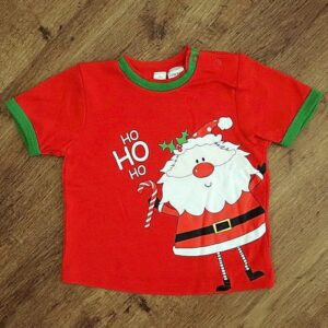 Size 2 Dymples Red 'Santa' Christmas Tee NWOT